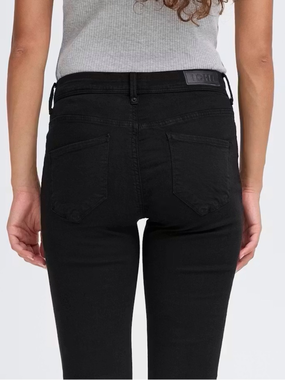 ICHI Black Power Stretch Slim Jeans 31 NWT casual minimalist streetwear versitle - Picture 14 of 14